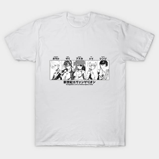 Evangelion 3.0+1.0 Thrice Upon a Time Children T-Shirt by KMSbyZet